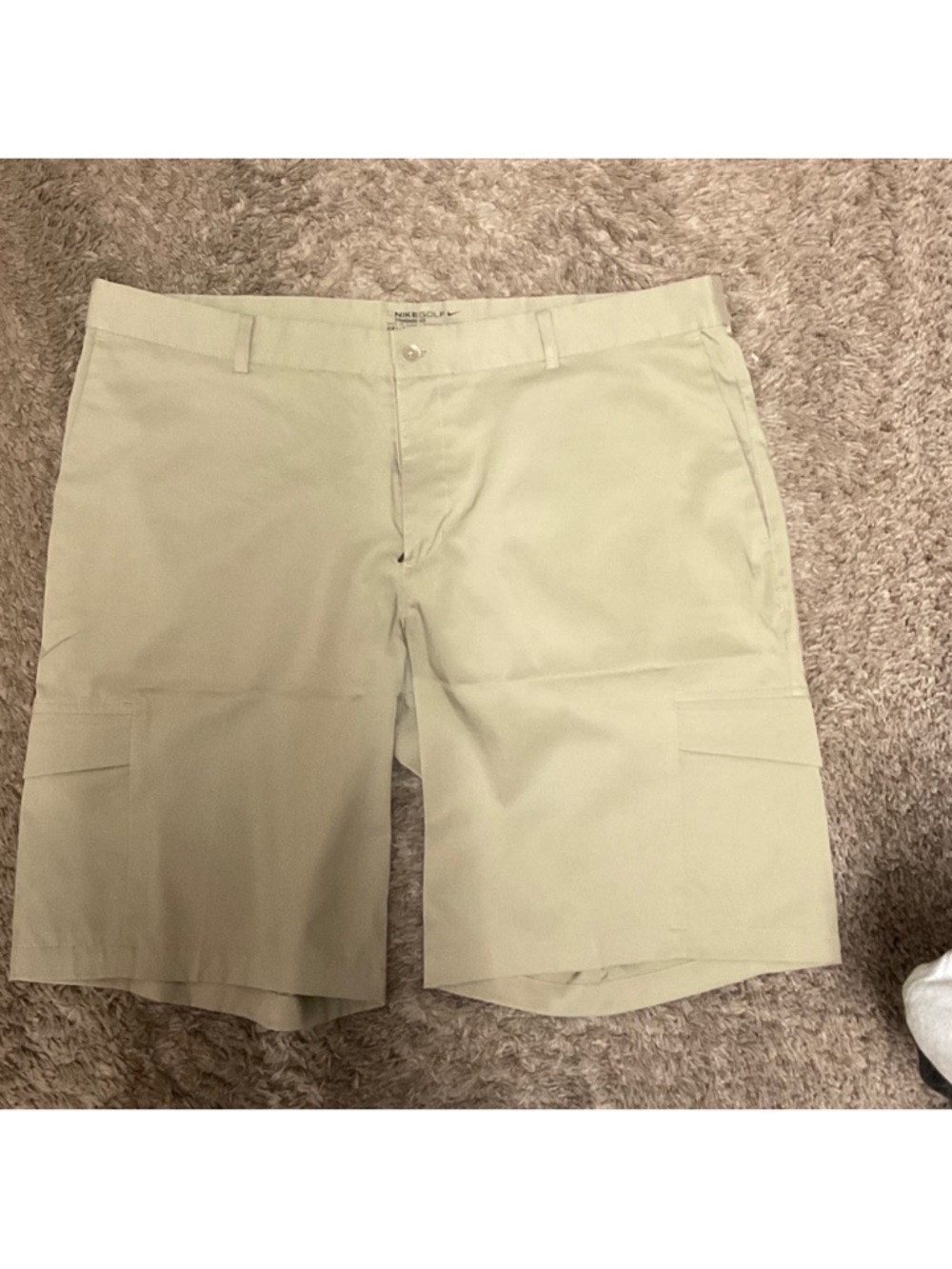NWOT Size 38 Nike Golf Men's Khaki Cargo Shorts